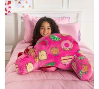 OHS Kids Sweetie Pie Print Cuddle Cushion Reading Pillow OHS Multicolor