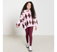 OHS Kids Tufted Cropped Hoodie Teddy Fleece Sweatshirt Loungewear in Light Pink | Size: Large OHS Light Pink L