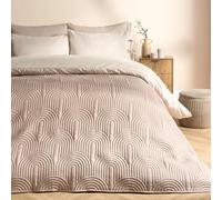 OHS King Size Blanket Bow Quilted Bedspreads, for Women Super Soft Luxurious Bedspreads King Size Lightweight Throws for Sofas Bed Quilted Blanket, Natural - 200 x 240cm