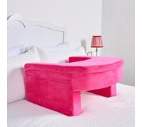 OHS Laptop Cushion Armrest Gaming Pillow Soft Foam Reading Pillow, Hot Pink