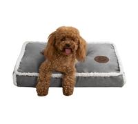 OHS Large Dog Beds Sherpa Lined, Super Soft Cushion Pillow for Crates Home Travelling Washable Dog Bed Non Slip Comfy Pet Beds for Dogs, 80 x 60 x 8cm