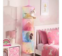 OHS Large Storage Basket Hanging Kids Space Saving Tidy Shoes Toy Organiser, Tie Dye