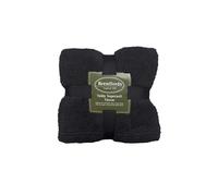 OHS Large Teddy Fleece Throw Blanket in Black | Size: 150 cm x 200 cm OHS Black 150 cm x 200 cm