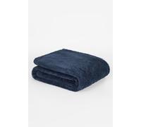 OHS Large Teddy Fleece Throw Blanket in Navy | Size: 150 cm x 200 cm OHS Navy 150 cm x 200 cm