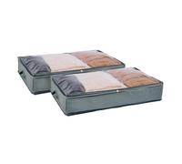 OHS Large Underbed Storage Bags 2 Pack Clothes Shoes Organiser, 42 X 32 X 60Cm