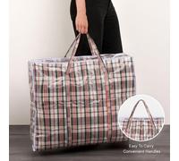 OHS Laundry Bags Zip 1 X Extra Large Clothes Bedding Storage Bag Organiser - Grey