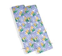 OHS Lemon Cushion Outdoor 2 X Garden Gravity Chair Bench Seat Pad