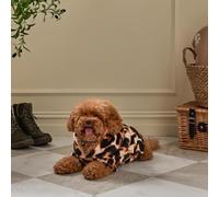 OHS Leopard Print Dog Hoodies for Small Dogs Cats Pink Sherpa Fleece Lined | Super Soft Winter Warm Puppy Dog Jumper Pet Clothes Easy to Wear Suitable for All Breeds Fleece Sweatshirt