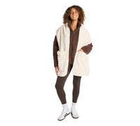 OHS Long Ribbed Fleece Scarf with Pockets Super Soft Hand Neck Warmer Oversized Scarf Women Winter Warm Shawl Wraps Ladies Scarves Gifts for Women, Cream