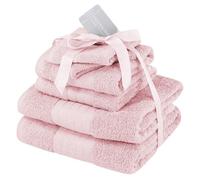 OHS Luxury 100% Cotton 6 Piece Bathroom Towel Bale Set
