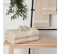 OHS Luxury 100% Cotton 6 Piece Bathroom Towel Bale Set