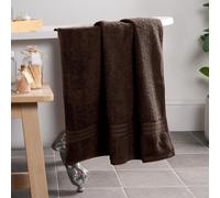 Ohs Luxury 100% Cotton Bath Towel, 70 X 115Cm - Chocolate