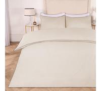 OHS Luxury Duvet Cover Set Piped Edge Soft Quilt Pillowcase Bedding, Superking