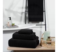 OHS Luxury Hand Towel 100% Cotton Bathroom in Black OHS Black