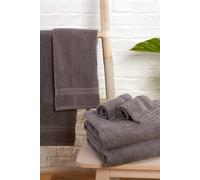 OHS Luxury Hand Towel 100% Cotton Bathroom in Grey OHS Grey