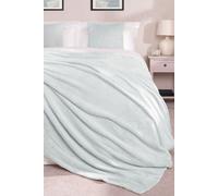 OHS Luxury Large Waffle Honeycomb Mink Warm Throw in Duck Egg Blue | Size: 200 cm x 240 cm OHS Duck Egg Blue 200 cm x 240 cm