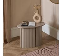 Ohs Madison Ribbed Side Table Corner Bedroom Living Room - Natural