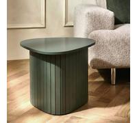 OHS Madison Ribbed Side Table Corner Bedroom Living Room Office Bedside in Green OHS Green