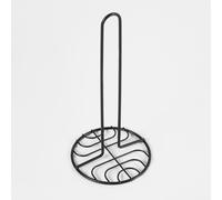 OHS Matte Black Kitchen Roll Holder Paper Towel Freestanding Non Slip OHS Black