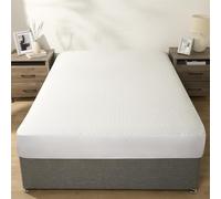 OHS Mattress Protector for King Size Bed, Soft Hypoallergenic Extra Deep-Fitted King Size Mattress Top Cover Breathable Noiseless Non-Allergenic Cooling Mattress Protector, White