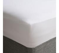 OHS Mattress Protector Topper Waterproof Pillowcase Fitted Sheet Single Double King in White | Size: Single Fitted OHS White Single Fitted