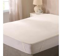 OHS Mattress Topper Double Bed, Memory Foam Mattress Topper Soft Touch Deep Non-Noisy with Washable Zipped Cover Pressure Relief Back Pain Support Breathable Double Bed Topper, White - 135 x 190cm