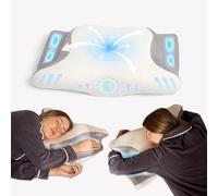OHS Memory Foam Cervical Pillow for Neck Pain and Shoulder 65 x 40cm, Side Sleeper Ergonomic Pillow Head Neck Support Pillow for Side Back Stomach Sleepers Firm Pillows, White