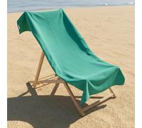 OHS Microfibre Beach Towel, Super Soft Quick Dry Sand Free Beach Towels for Adults Large Lightweight Compact Pool Swim Summer Essentials Travel Towel, Turquoise - 71 x 152cm