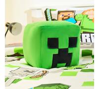 OHS Minecraft Creeper Head Novelty Scatter Cushion Decorative Pillow in Green OHS Green