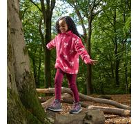 OHS Mini Me Bows Teddy Half Zip Fleece Kids Sweatshirt Pullover Jumper in Bright Pink | Size: 8-9 Years OHS Bright Pink 8-9 Years