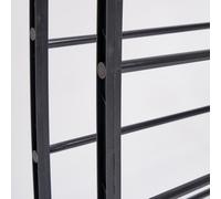 Ohs Multi Level Shoe Storage Home Space Organiser Shelving Rack, 7 Tier - Black