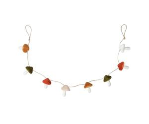 OHS Mushroom Garland 1.3m Nursery Kids Bedroom Artificial Garland, Multi