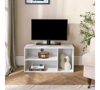 OHS Oslo 3 Cube Freestanding TV Unit Storage Shelf in White OHS White