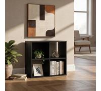 Ohs Oslo 4 Cube Freestanding Storage Unit Bookcase Shelf - Black