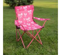 OHS Outdoor Camping Chair Folding Portable Picnic Beach Seat Garden in Bright Pink OHS Bright Pink