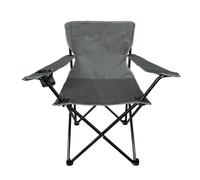OHS Outdoor Camping Chair Geo Folding Portable Picnic Garden Seat, Adults in Charcoal OHS Charcoal