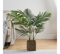 OHS Palm Leaf Tree in Basket Artificial Plant Natural Style New Home Decorative Fake in Green OHS Green