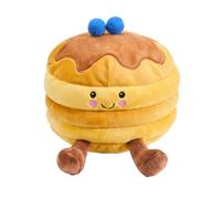 OHS Pancake Microwavable Heat Pad Heatable Plush Cuddly Toy Hottie, Beige
