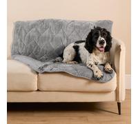 OHS Pet Blanket Throw Over Bed Chair Thermal Supersoft Warm Quilted Dog Cat Fleece