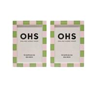 OHS Photo Frame 6x4 Wood Wall Picture Frames 2 Pack, Checkered Green/Pink