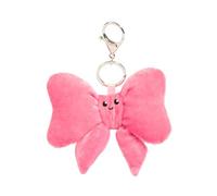 OHS Pink Bow Keychain 8cm Novelty Keyrings Bag Charm Keychain for Keys Bag Backpacks Decor Key Chains for Women Girls Bag Accessories Key Holder Stocking Filler Bow Gifts for Women Girls