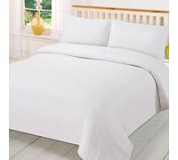 OHS Plain Dyed Duvet Cover With Pillowcase Bedding Set
