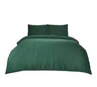 OHS Plain Dyed Duvet Cover With Pillowcase Bedding Set
