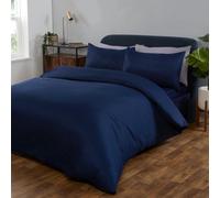 OHS Plain Dyed Duvet Cover With Pillowcase Bedding Set