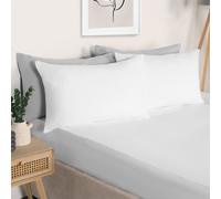 OHS Plain Dyed Non-Iron Fitted Bed Sheet in Off-White | Size: Double Fitted OHS Off-White Double Fitted