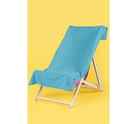 OHS Plain Microfibre Quick Dry Beach Towel Bathroom in Aqua OHS Aqua