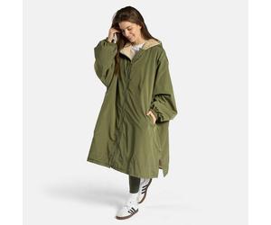 OHS Plain Sherpa Lined Water Resistant Drying Changing Robe in Khaki | Size: S/M OHS Khaki S/M