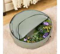 OHS Plain Wreath Storage Bag Xmas Decoration Holder Organiser in Light Khaki OHS Light Khaki