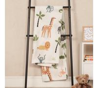 OHS Polar Fleece Throw Bed Soft Blanket Sofa Safari Warm Travel Thermal Bedspread