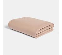 OHS Polar Fleece Throw Ultra Soft Lightweight Cosy Blanket in Light Brown | Size: 200 cm x 240 cm OHS Light Brown 200 cm x 240 cm